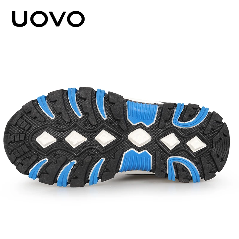 UOVO New Boys Sports All Year Children Outdoor Sneakers Breathable Kids Hiking Shoes Spring And Autumn Footwear Eur #32-38