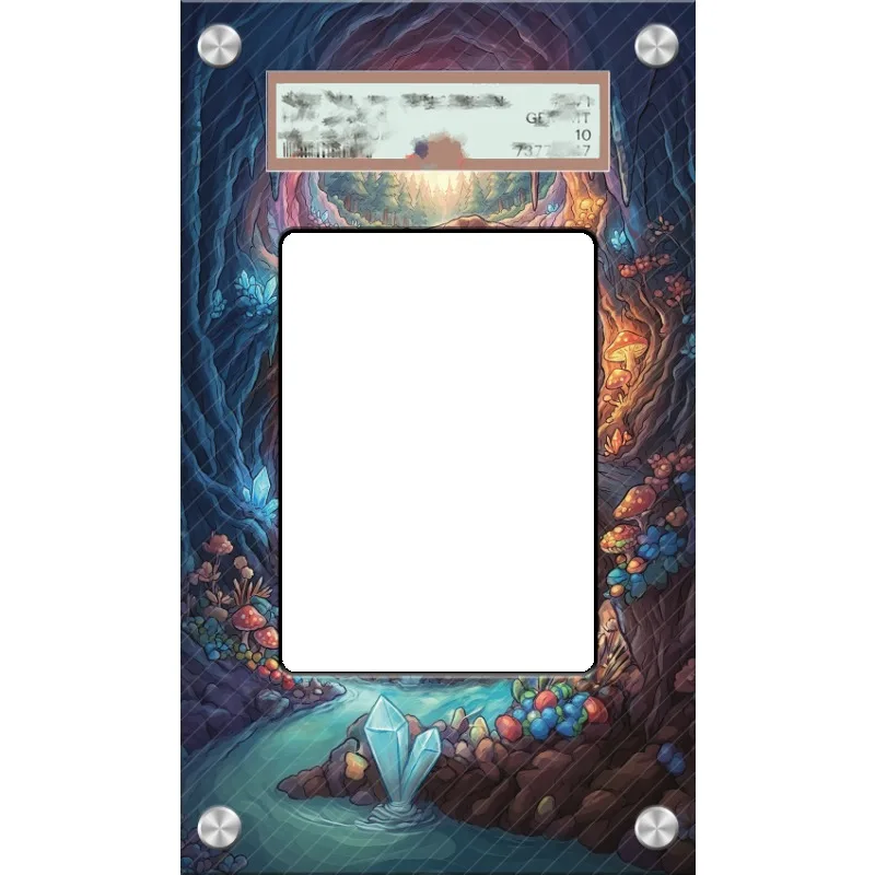 

Art Display for Pokemon Noibat Card PTCG Keychain Anime Game Collectibles Anime Merchandise Acrylic Protective Case Toys Gift