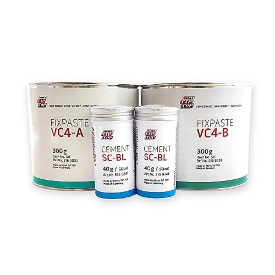 

51F Система ремонта блочных компонентов A+B для ремонта грузовиков и шин OTR со специальным синим цементом для промышленных промышленных применений High