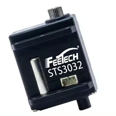 6V 4.5kg TTL 더블 샤프트 마이크로 서보 0-360도 실시간 피드백 보호 업그레이드 STS3032 DIY 로봇 개 프로그램용