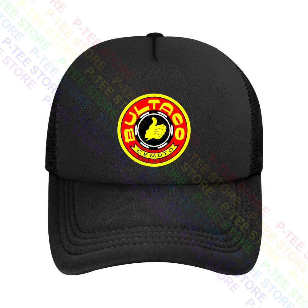 Bultaco Motorcycle Logo Racing Baseball Cap Snapback Caps Knitted Bucket Hat