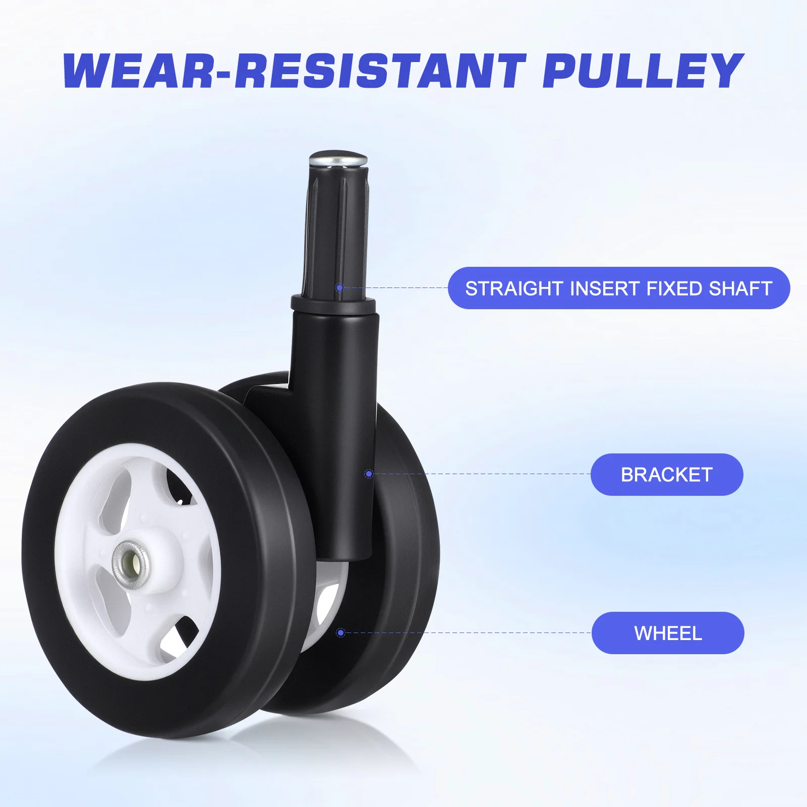 4 قطعة عجلات عربة أطفال عملية سلسة هادئة مقاومة للاهتراء قطع غيار عالمية للمشايات والأطفال الصغار