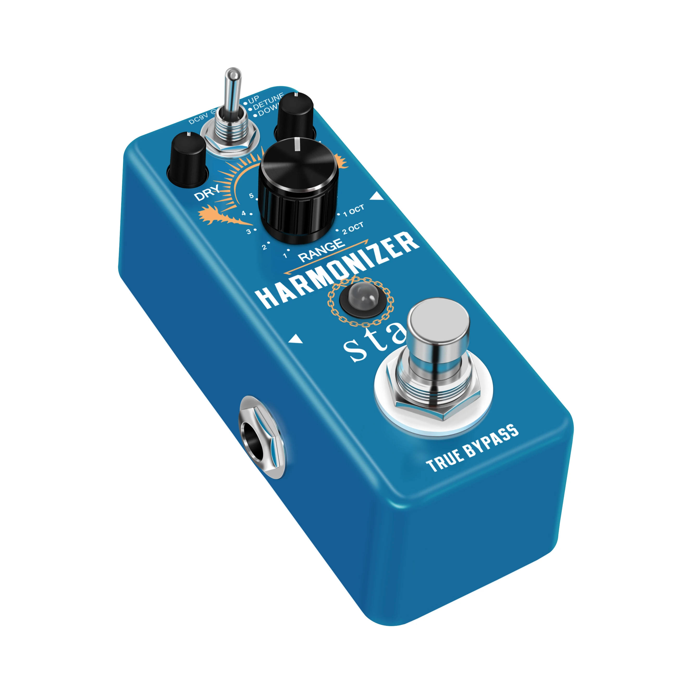 Stax Guitar Harmonizer Pedal Digital Pitch Shifting Effect Pedals Half-beat Delay Original Signal Harmony Pitch Shift Detune