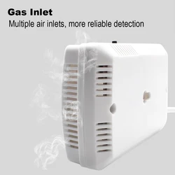 Natural LPG Gas Leak Sensor Detector with Solenoid Valve Pipeline Methane Leakage Alarm Safety