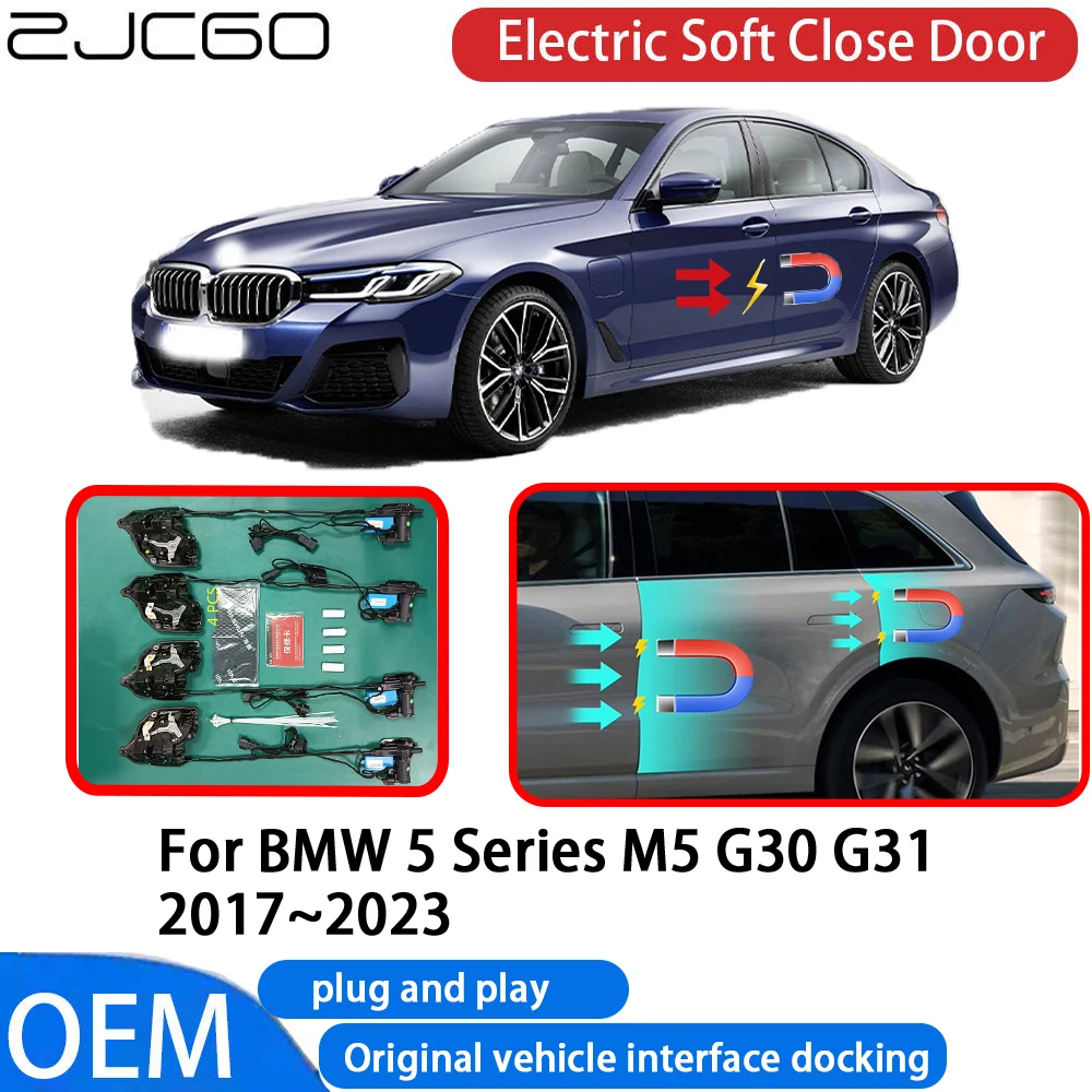 

for BMW 5 Series M5 G30 G31 2017-2023 Car Automatic Electric Soft Close Door Closer System OEM Plug and Play Comfort Closing