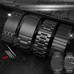 24 26 28 30mm For Seven Friday Diesel DZ4323 4283 Stainless steel big dial strap Large size Men Wrist watch Band Solid Bracelet