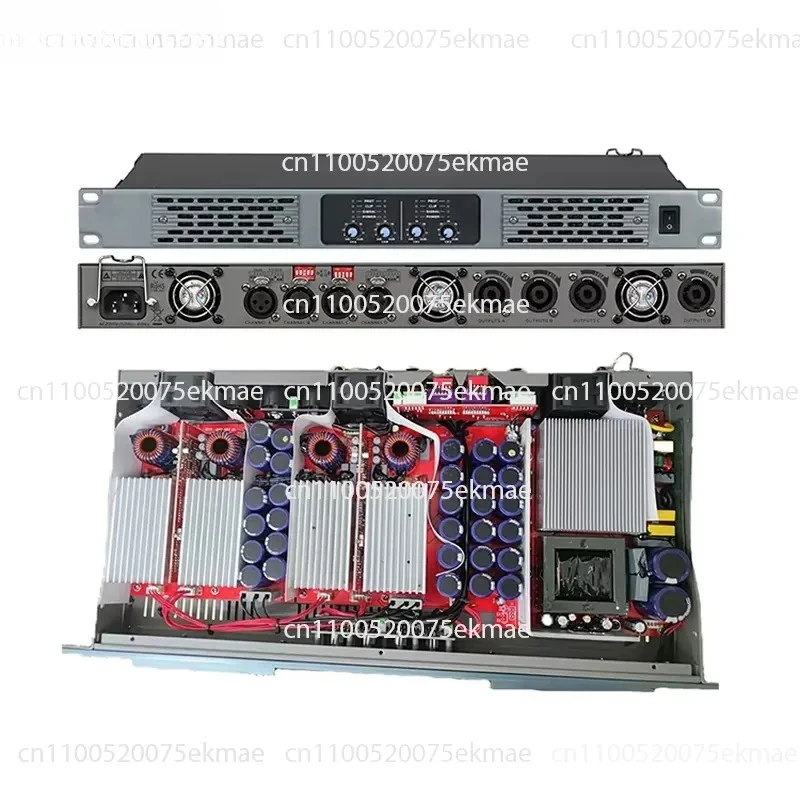 DA-4600 Factory General Digital Amplifier Professional 4 * 600W Power Amplifier 1U Class D Sound Digital Power