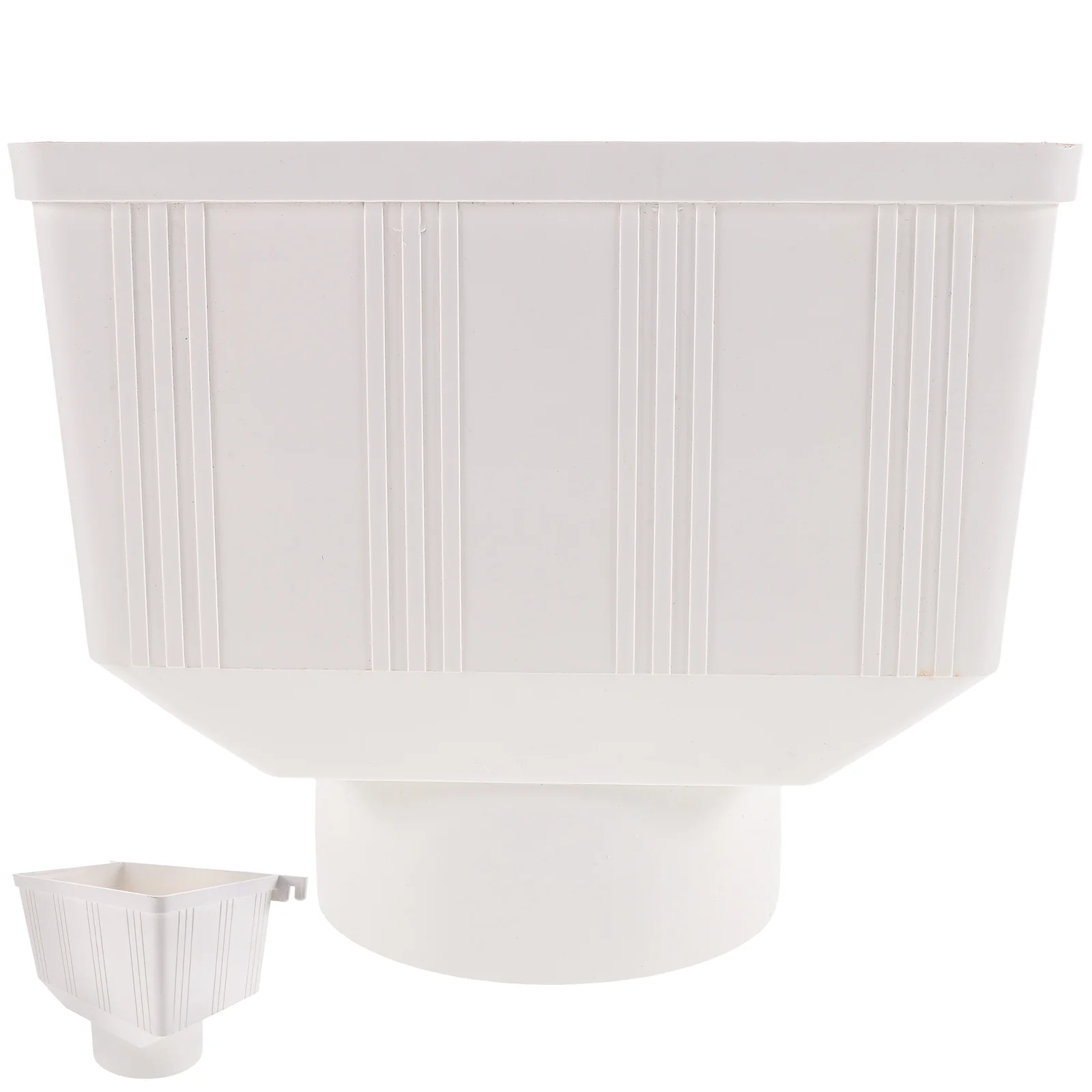 

Eaves Rainwater PVC Drainage Pipe Accessories Sewer Funnel Bucket Barrel Diverter Kit Buckets Collection Plastic Downspout