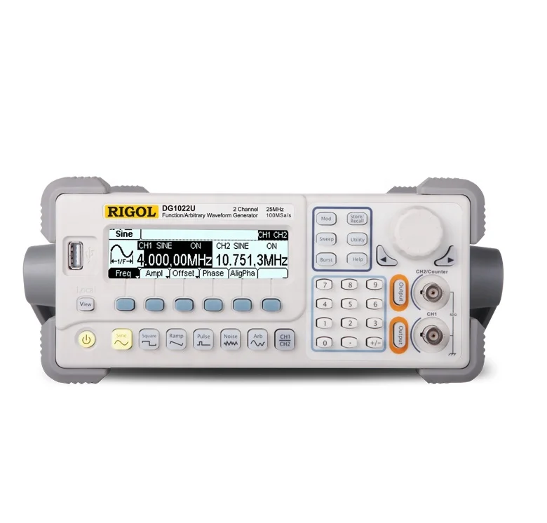 DG1022U Signal Generator 2 Channel 25 MHz General Source Function/Arbitrary Waveform Signal Generator Analyzer