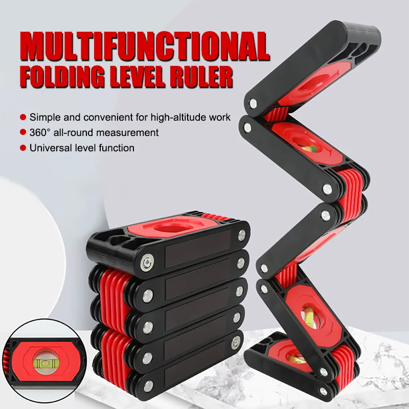 High-precision multi-functional folding horizontal ruler home decoration corner woodworking artifact measuring tool multi-angle