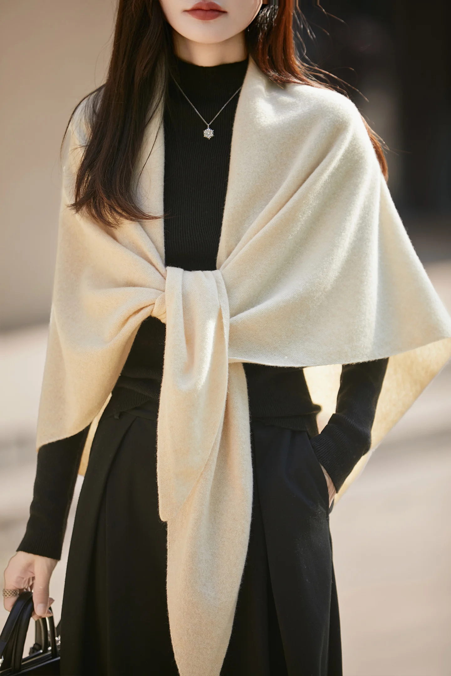 

TLOML Новинки ранней весны: Женские вязаные шали из 100% мериносовой шерсти, треугольные шарфы, кашемировые вязаные изделия, простые однотонные шали