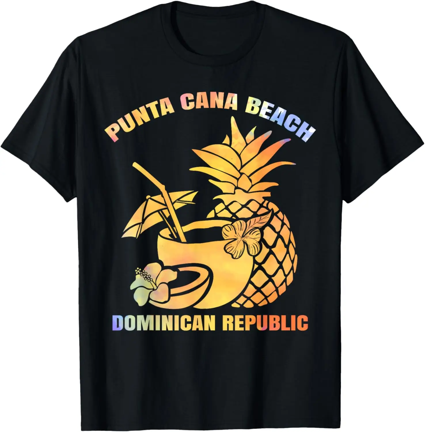 Summer Vacation Retro Dominican Republic Punta Cana Beach T-Shirt