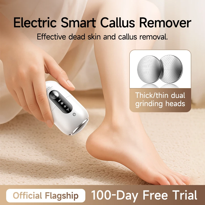 

Electric Foot Grinder Rechargeable Thick Leather Polishing Callus Remover Foot Exfoliator 3 Adjustable Speeds Mini Foot Grinder