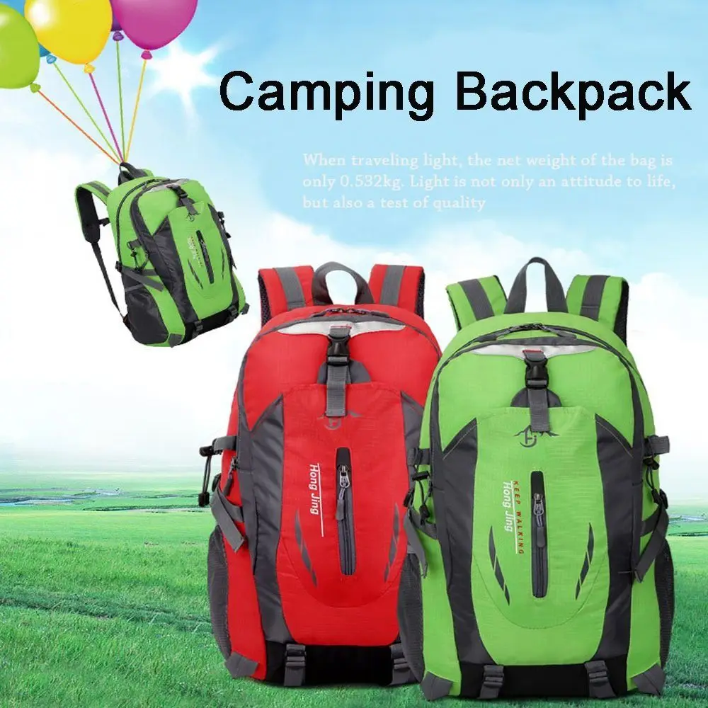 Nylon Sports Waterproof Hiking 40L Large Capacity Camping Backpack Travel Bag Travel Rucksack