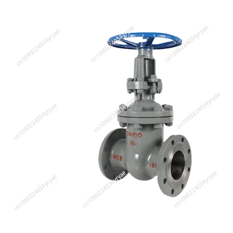 Cast steel flange gate valve Z41H-16C valve Pipeline switch Rising rod gate  Carbon steel gate  Steam valve