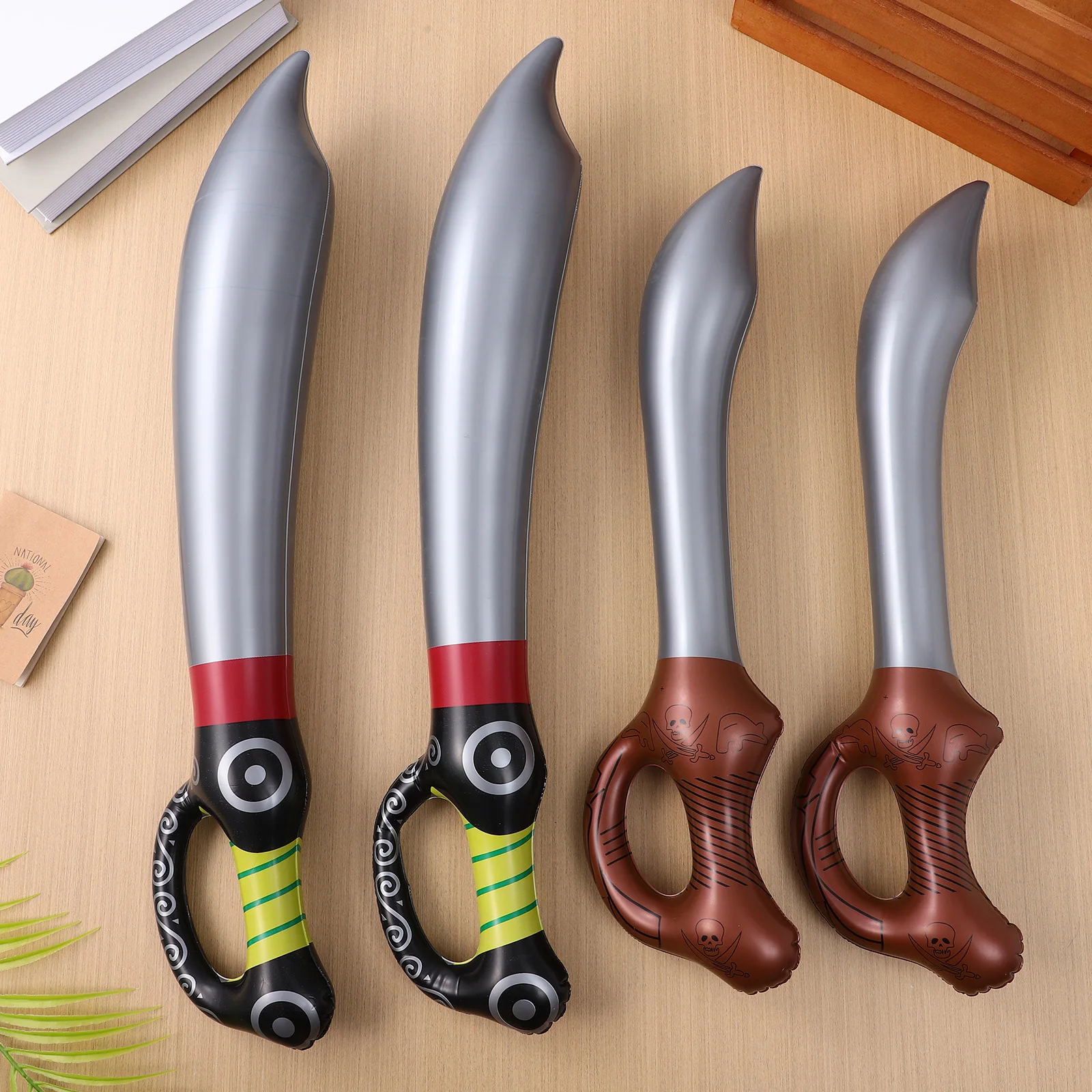 

6 Pcs Accessory Inflatable Pirate Knife s Accessories High Quality Blow up Swords