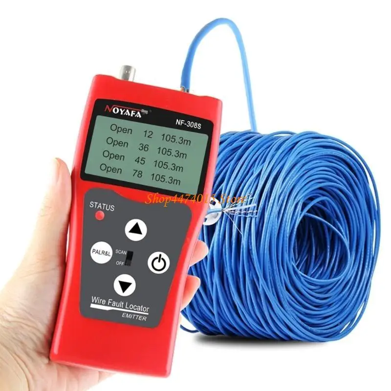 K1AA 네트워크 케이블 테스터 체크 배선 RJ45 RJ11 네트워크 측정 테스트 와이어