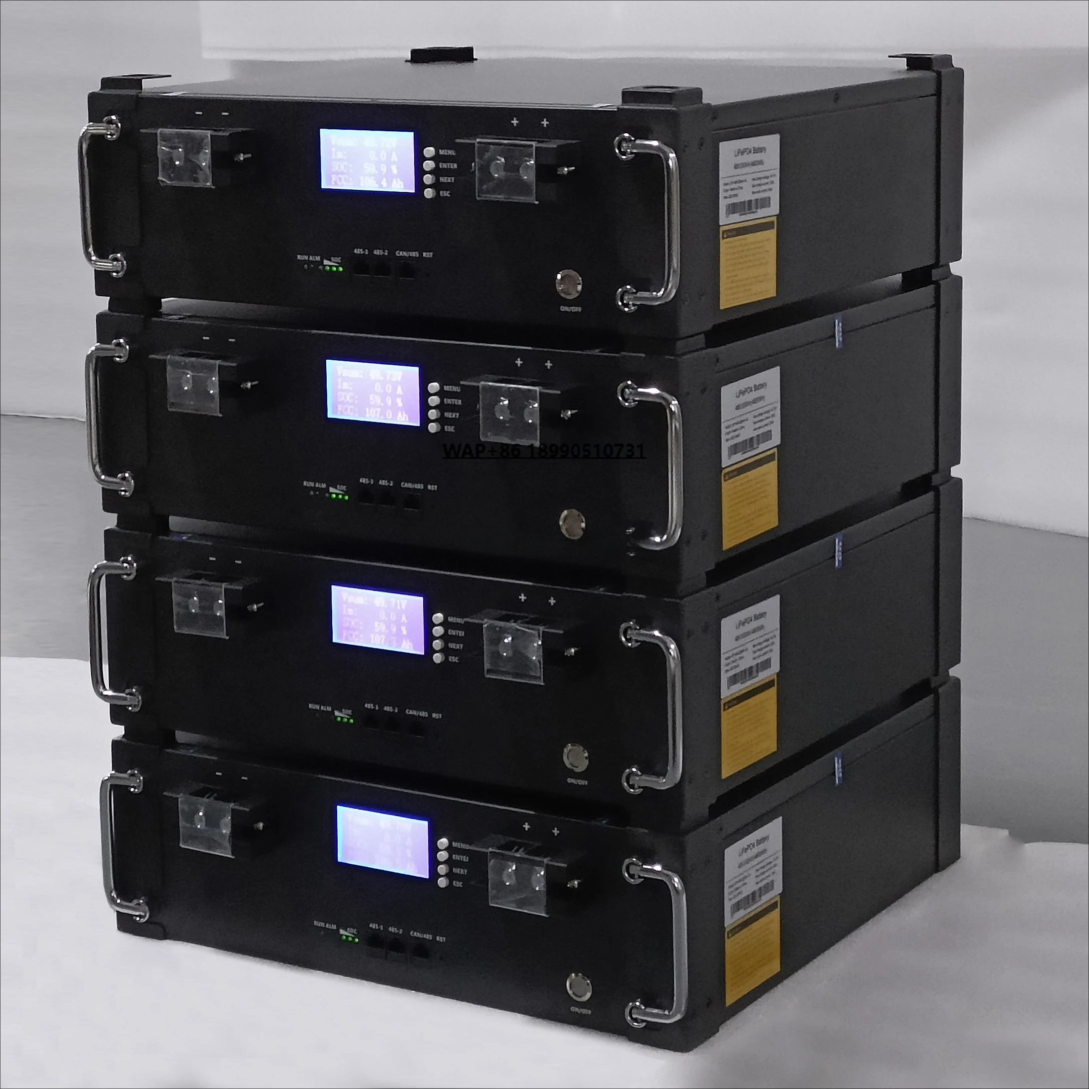 High Performance 10KWh 20kWh LiFePO4 Solid State Lithium Battery 6000+ Cycles 10-Year Warranty 51.2V Off-grid/Hybrid Solar