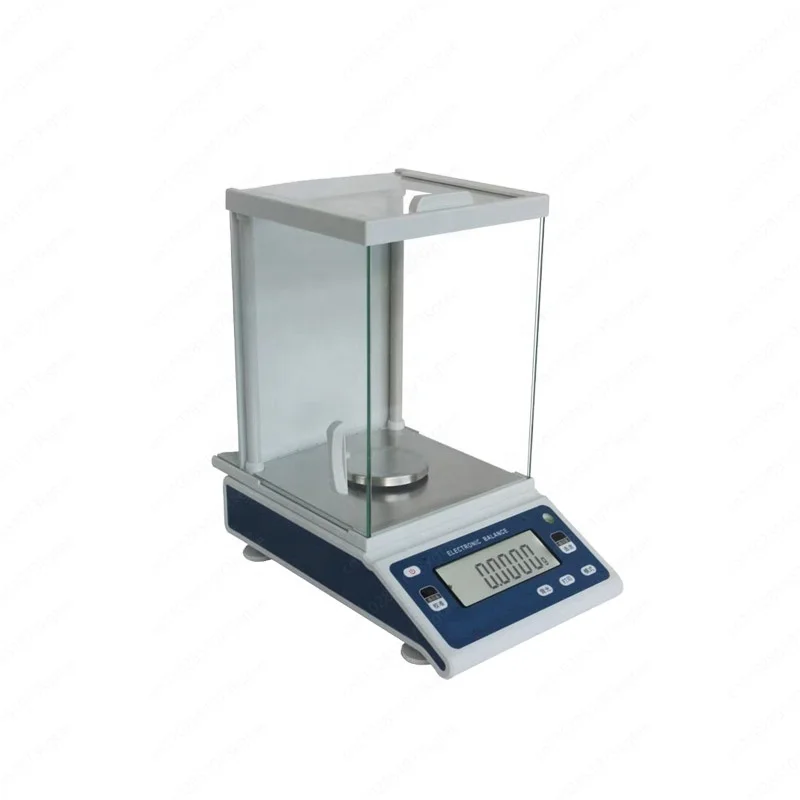 

High Precision Electronic Laboratory Balance Weighing Scale LCD/Light Emitting Diode Display Glass Material 0.1 mg Accuracy
