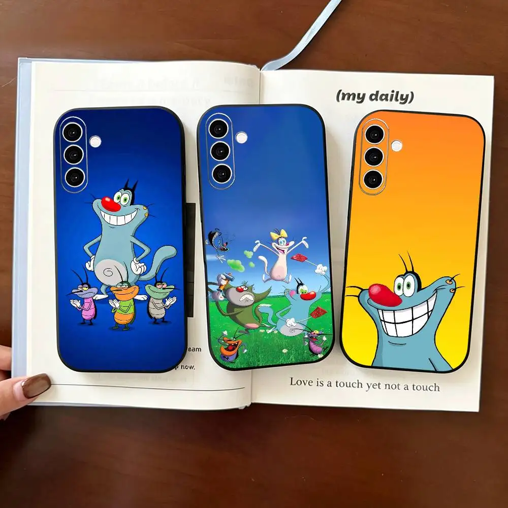 Oggy and the Cockroaches  Phone Case For Samsung Galaxy A73,A72,A71,A70,A53,A52,A51,Others Soft Black Cover