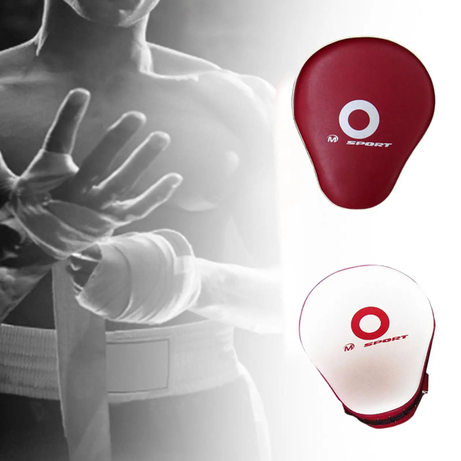 

Боксерский коврик для бокса, ручная мишень, ударный коврик из искусственной кожи, изогнутая пробивная площадка