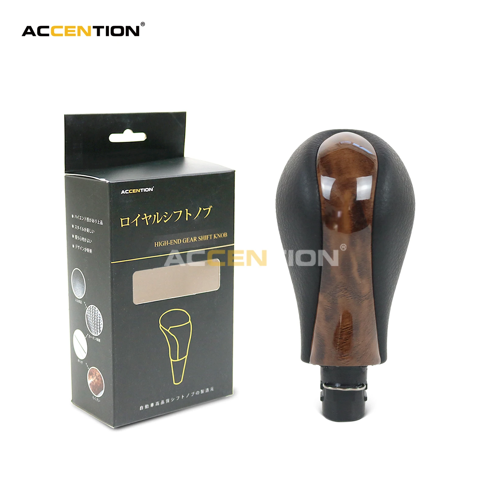 

Black Leather Gear Shift Knob Head For Infiniti Q50 Q50L 2014 2015 2016 2017