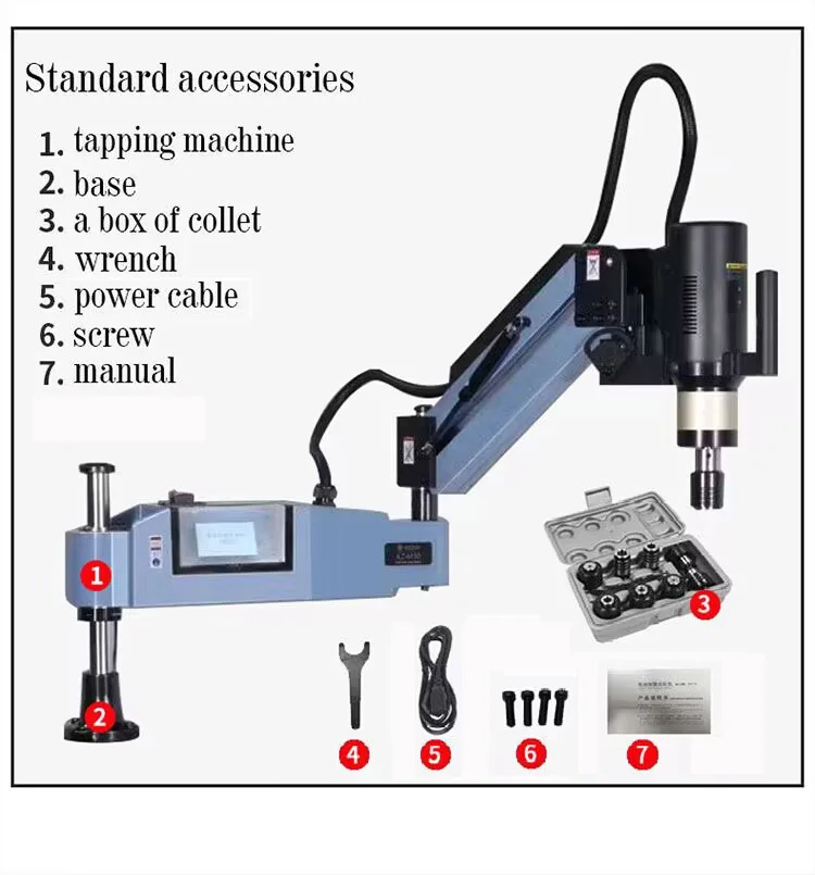 آلة التنصت الساخنة الكهربائية عالية السرعة M12/16/20/24/30/36/48 أوتوماتيكية قوية مع شاشة تعمل باللمس مكون أساسي للمحرك 220 فولت