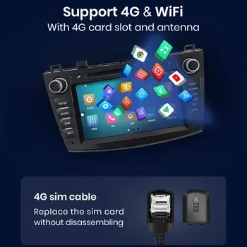 10 最佳銷售 馬自達3安卓車用收音機 - №6