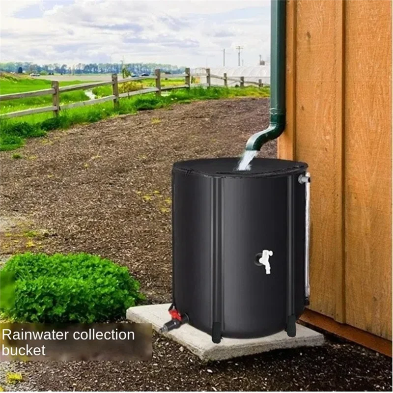AB15-tanque de almacenamiento de agua para reciclaje de agua de lluvia, cubo de riego para jardín, contenedor de recolección, barril de almacenamiento de agua para jardín