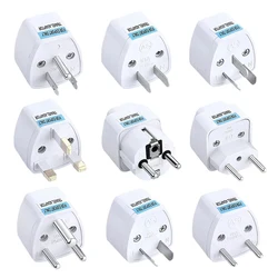 Universal Kr US-EU-AU-EU to US-UK Power Plug Adapter USA Israel Brazil Italy Germany Japan Korea Travel Adapter Plug Converter