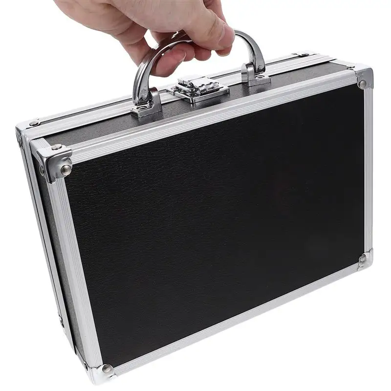 Handheld Container Multi-functional Tool Briefcase Aluminium Case Gadget Storage Box