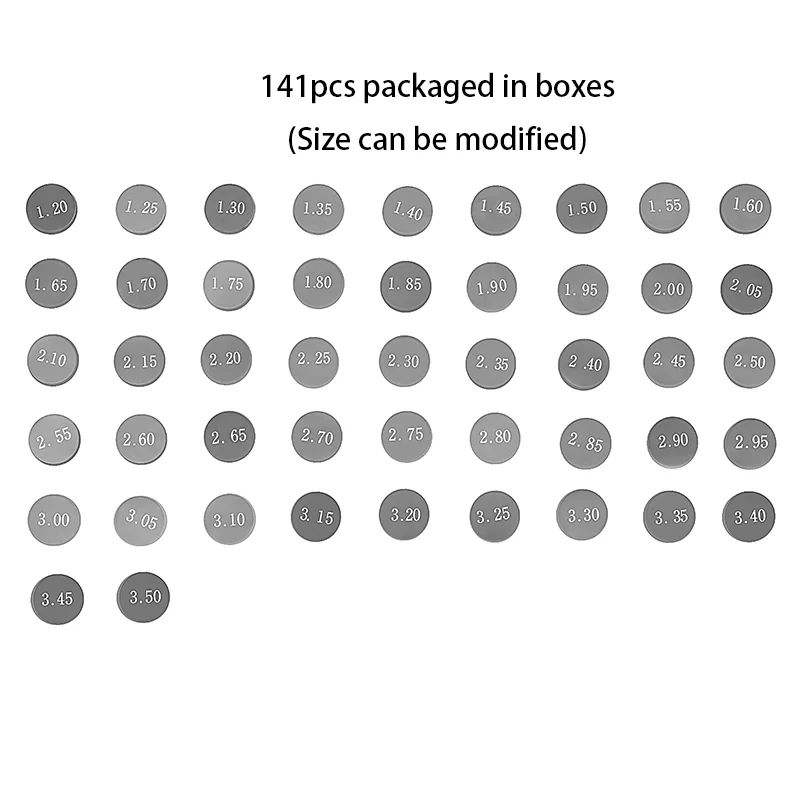 

141pcs Motorcycle Adjustable 7.48mm Valve Shims Kit For Yamaha FZR400 FZS600 WR250F For Kawasaki EX250F Ninja For Suzuki Honda