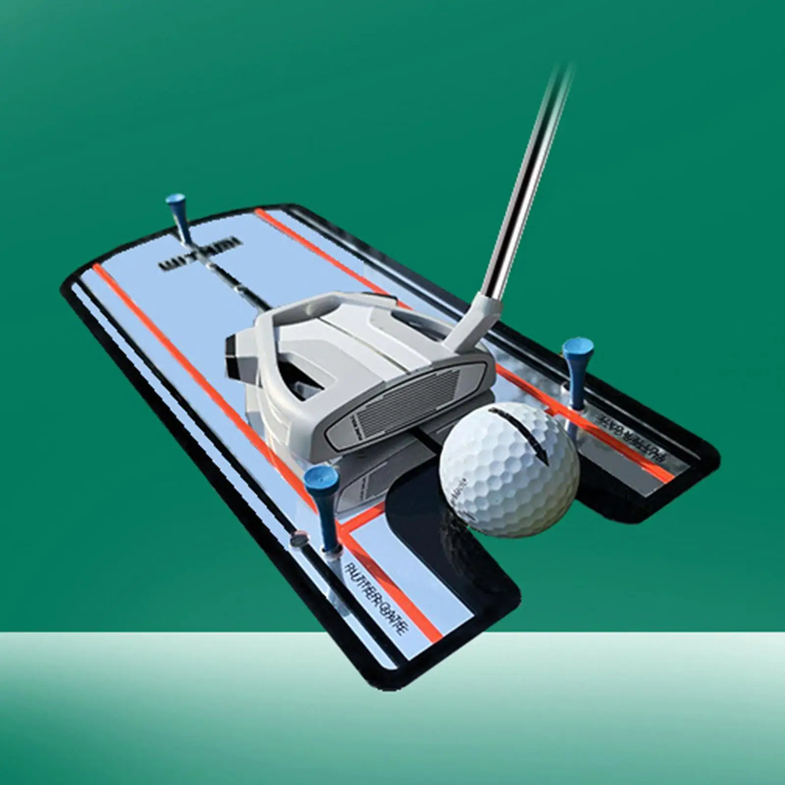 Golf Putting Eyeline Spiegel Uitlijning Training Hulp Putter Swing Line Trainer