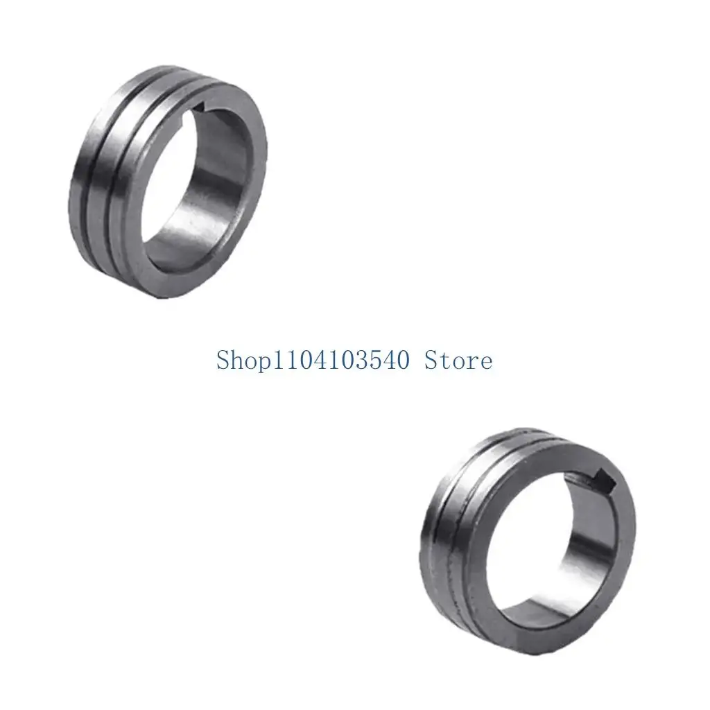 02DC Welder Wire Feeding Guide Wheel High Strength Accurate Machining Groove Wire Feed Roll for MIG Welding Machine Stainless