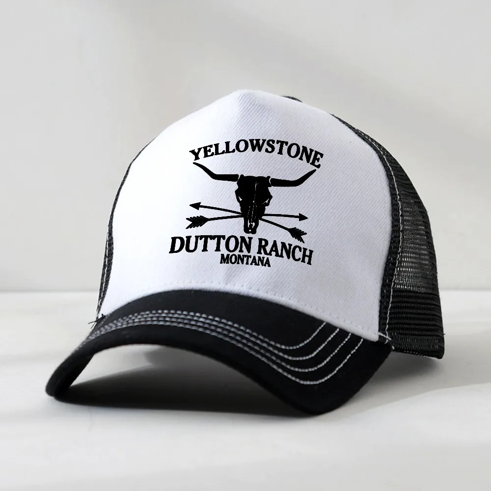 YELLOWSTONE Dutton Ranch Baseball Cap Sun Snapback Hat Spring Autumn Trucker Caps Sport Hip Hop Fitted Hats for Men Women