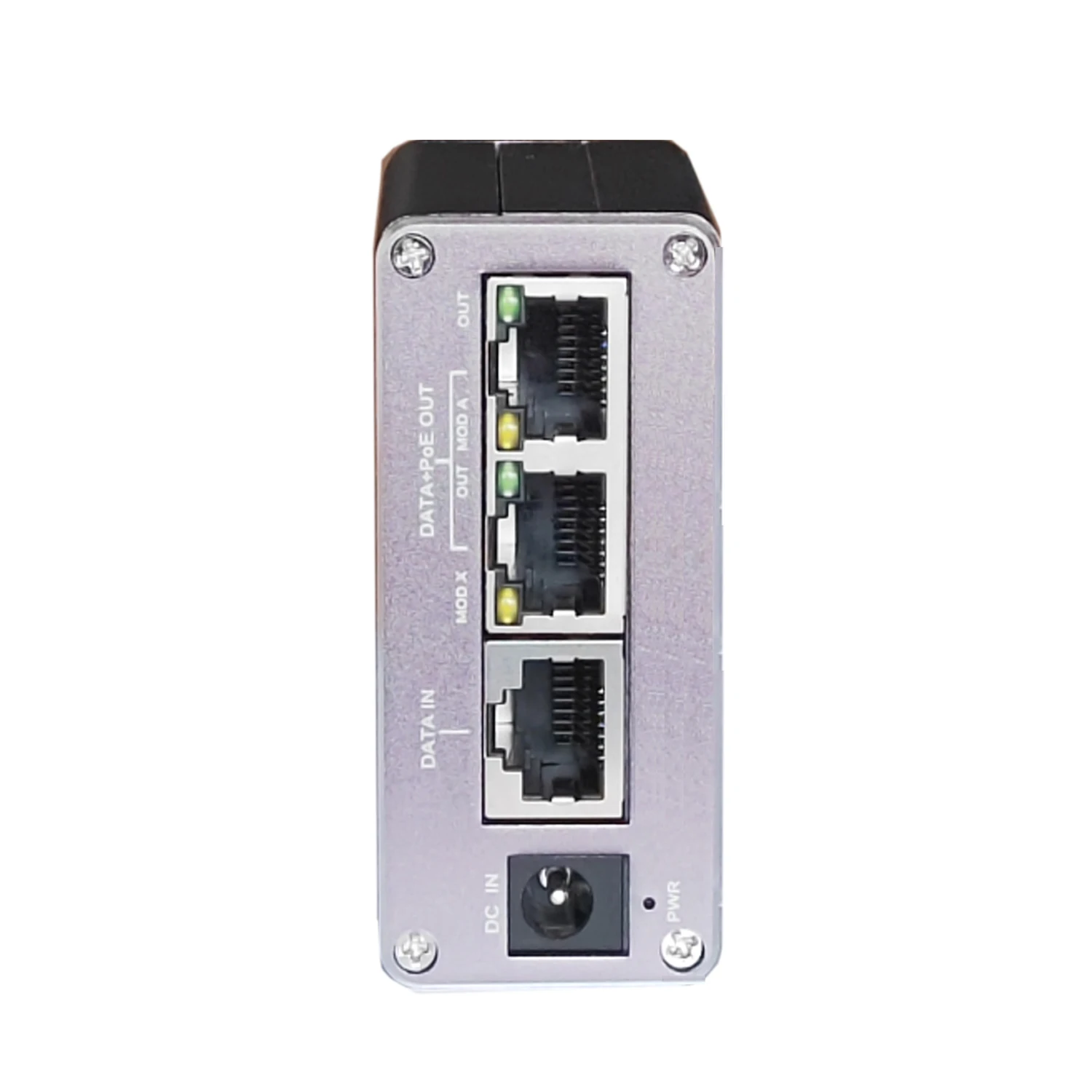 Ancre POE industrielle passive Giga 60W, mode de connexion POE 1236 et 12453678, POE sélectionnable 24V/48V, installation DIN/mur