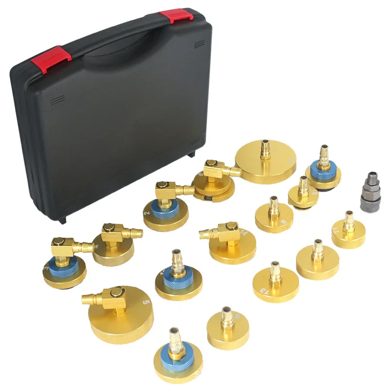 

Boutique 17-piece car brake oil replacement machine special connector brake fluid switch full set of joints auto repair tools