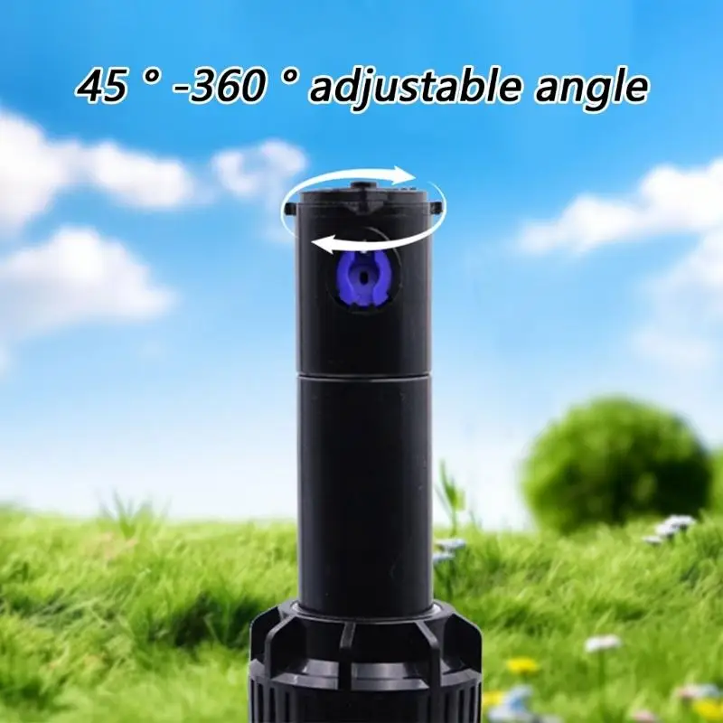 Y1UD Adjustable Angles Gear Drive Rotor Sprinkler 40° to 360° Pattern For Golf Courses Park And Home Gardens