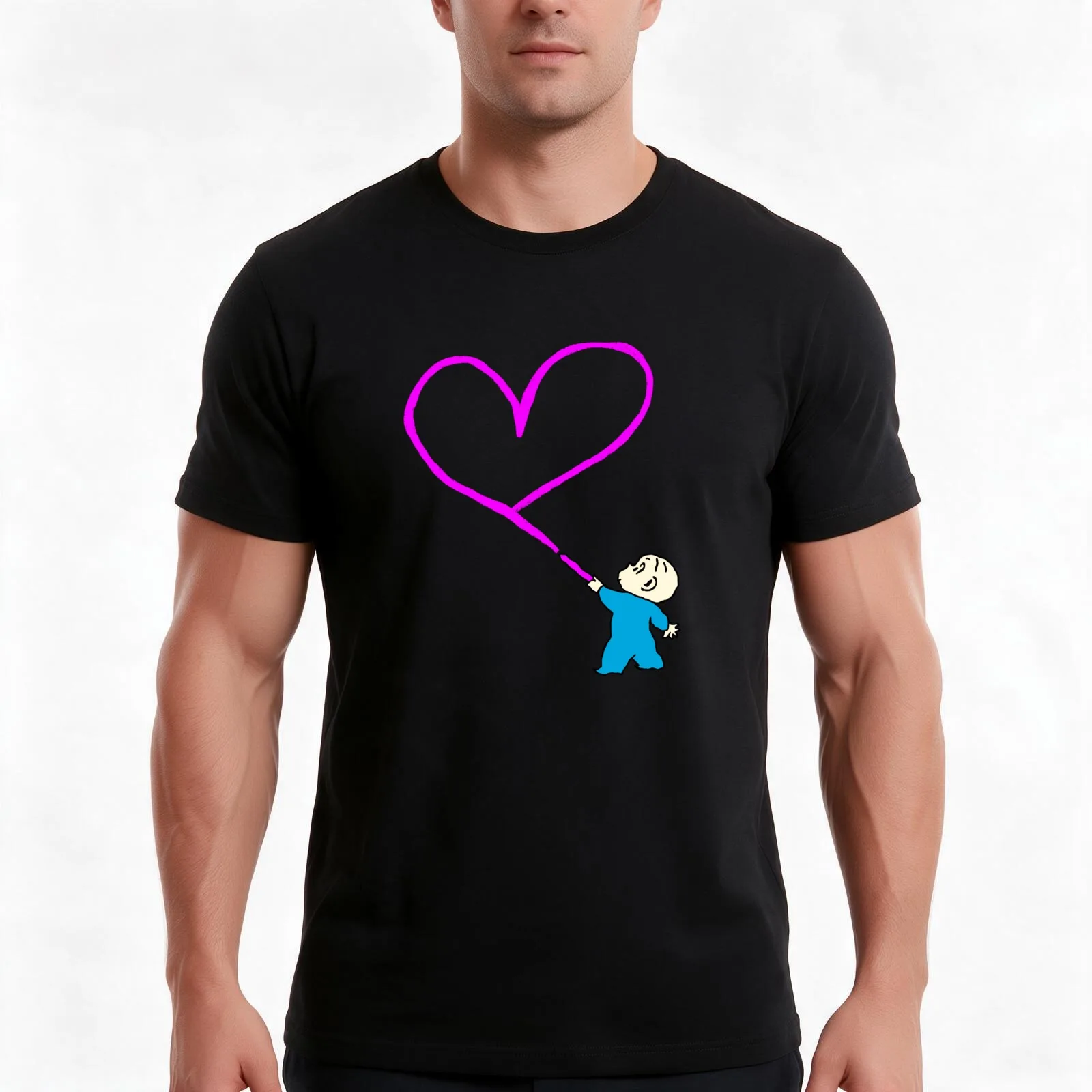 Harold and the Purple Heart T-Shirt Summer Casual Cotton Tee Oversized Streetwear Tops Vintage Graphic Print 100% Cotton