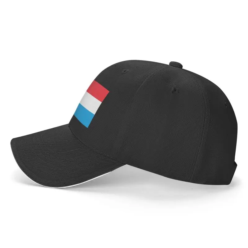 Custom Flag Of Luxembourg Baseball Cap Women Men Adjustable Dad Hat Outdoor