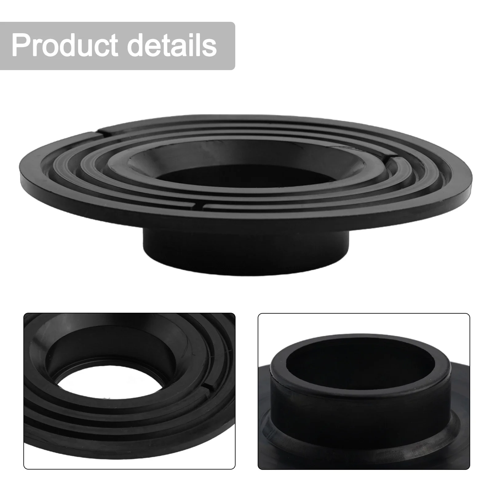 Simple Design Home Drainage Drain Size Adaptor Drain Hole Reducer Plug-and-Play Design Convenient Installation