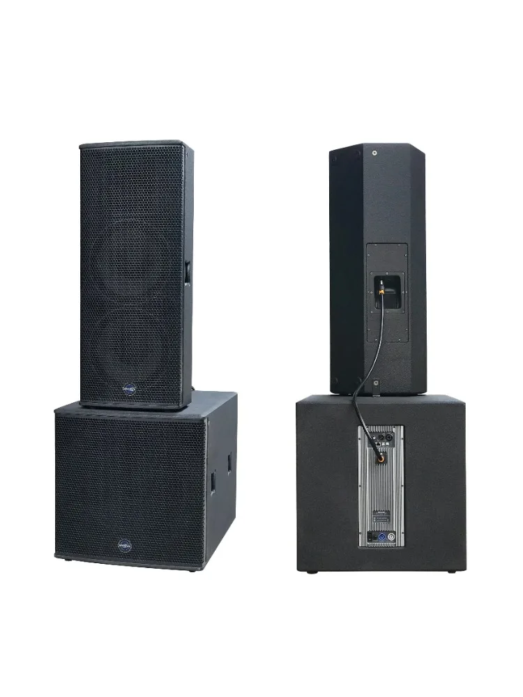 Outdoor Powered Professional Audio class D Active Pa Speaker System With 5000 Watts DSP digital amplifier module