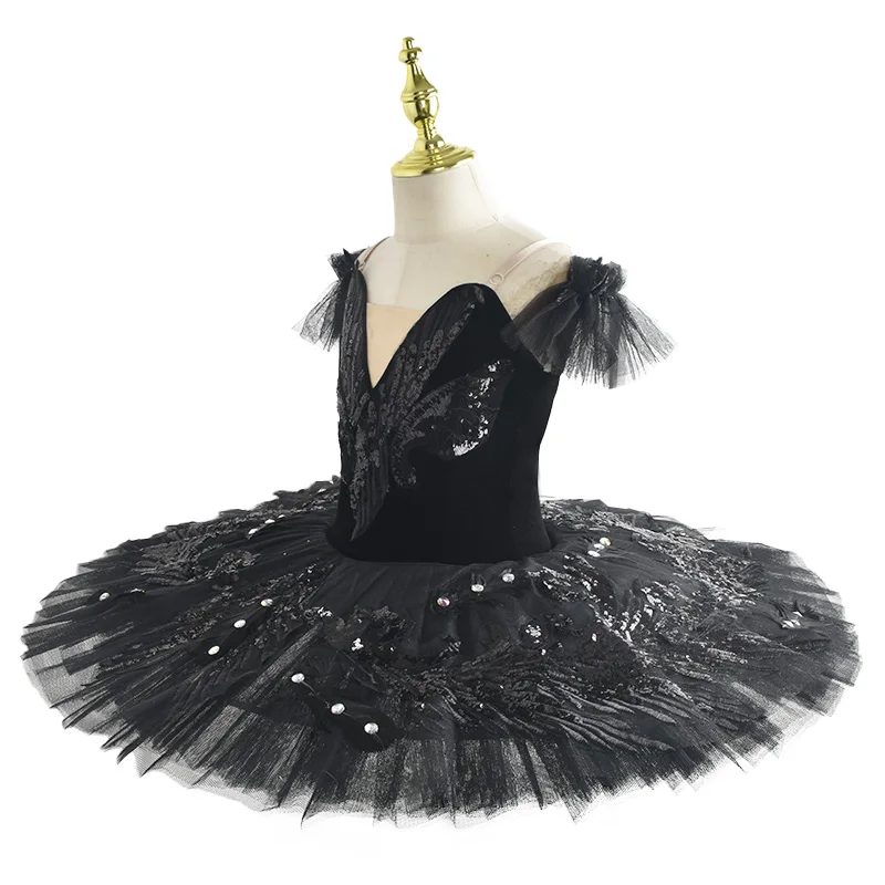 Nuovo Tutu di balletto professionale per ragazze Piatto bianco Pancake Tutu Ballerina Abito da festa Adulto Donna Bambino Bambini Costume da ballo per balletto