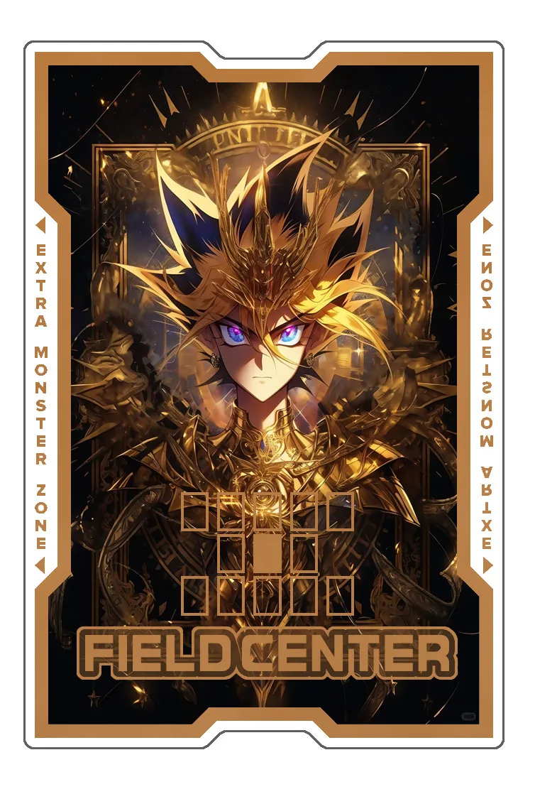 Samodzielnie Wykonane Oryginalne Anime Gra Okolice Yugioh Karta Pole Centralne Karty Tcg Ip Masquerena Czarna Akrylowa Przegroda na Karty Prezent