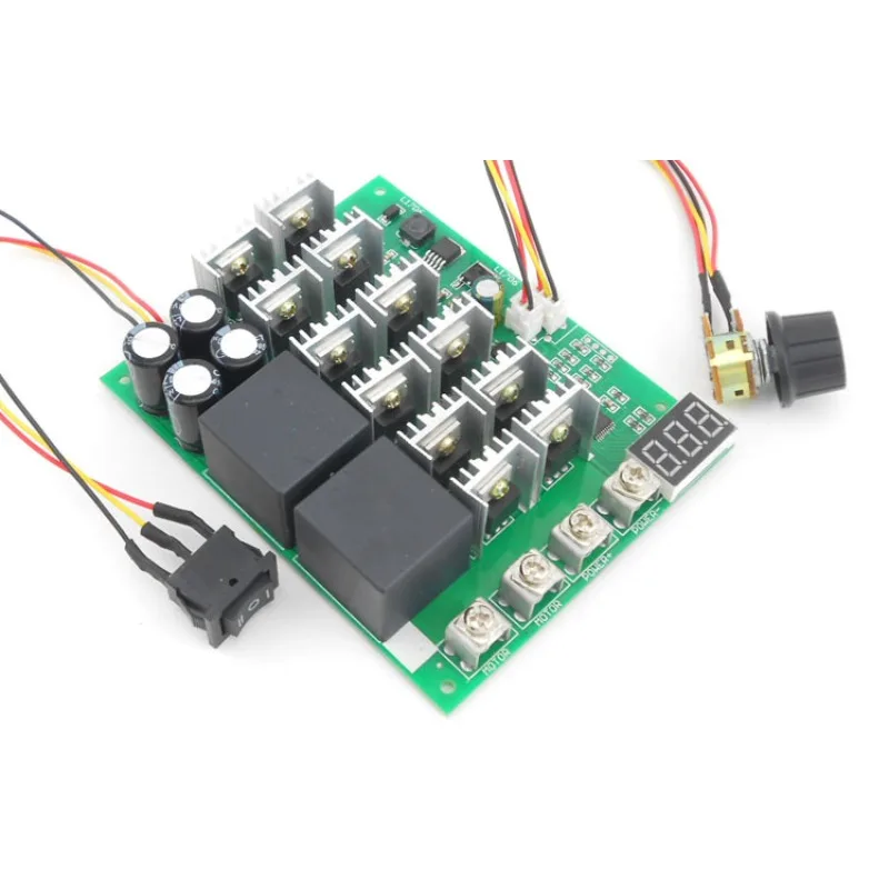 Forward and Reverse DC Current Governor, Digital Scale Tachometer, Brushed Motor Driver 12V24V36V