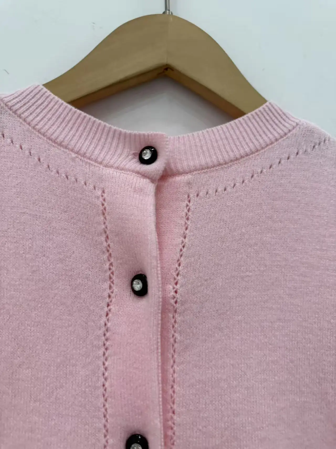 Damski sweter z okrągłym dekoltem, krótkie rękawy, modne, codzienne topy