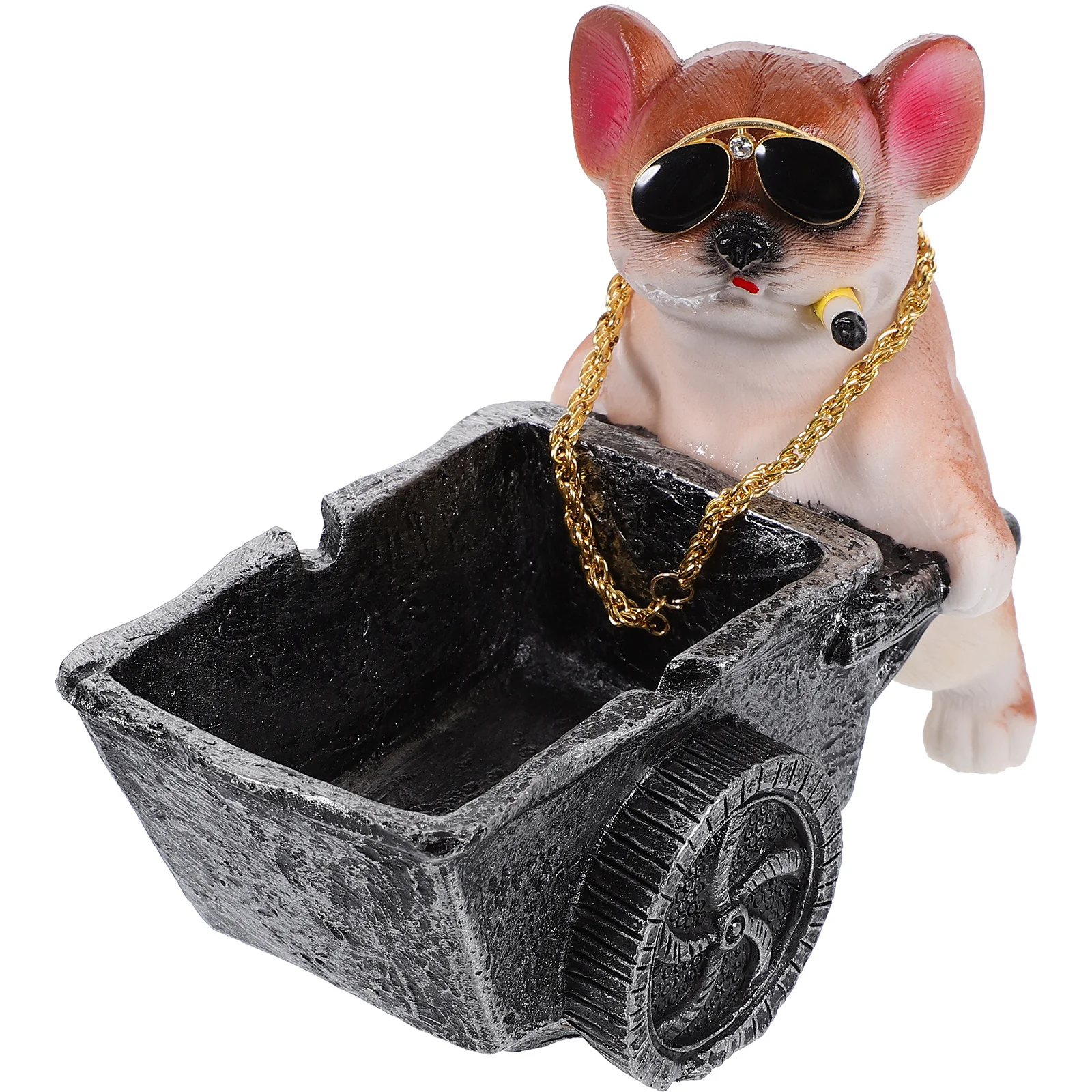 

Home Ashtrays Dogs Theme Desktop Decoration for Cigarettes Car Interior Ornaments Aesthetic
