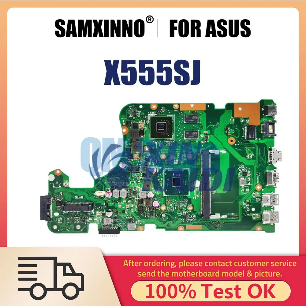 

Notebook Mainboard For ASUS X555SJ K555SJ A555SJ K555S Laptop Motherboard CPU N3150 N3700 GPU GT920M DDR3 100% tested work