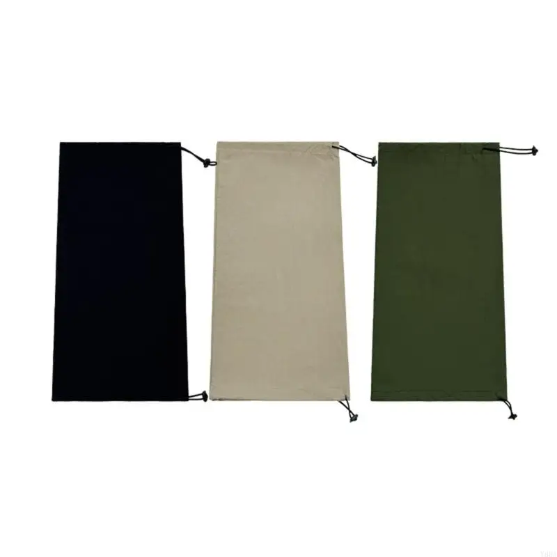 

Y88A Women Baggy Slouch Cargo Leg Warmers Harajuku Flared Foot Covers with Drawstring