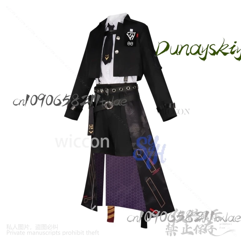 أنيمي لعبة الحب والمساحة العميقة تأثيري البطلة الأسود الشرير معطف فستان سترة النوم الظل لوليتا الباروكات حفلة الهالوين مخصصة